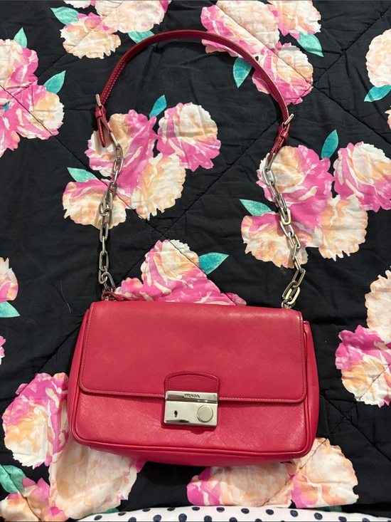 Handbags - Prada Shoulder Bag with Chain Strap